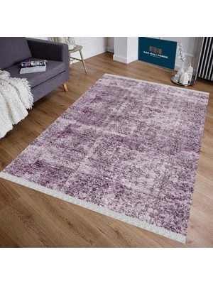 Nar Store Home Decoser 4035 Mor Otantik Kaymaz Yıkanabilir Kilim