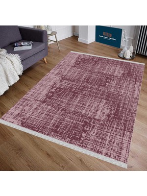 Nar Store Home Decoser 4040 Düz Mor Kaymaz Yıkanabilir Kilim