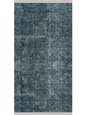 Nar Store Home Decoser 4016 Mavi Modern Kaymaz Yıkanabilir Kilim