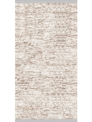 Nar Store Home Decoser 4030 Düz Bej Kaymaz Yıkanabilir Kilim