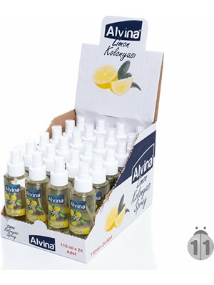 Alvina Kolonya Sprey 100ML x 24 Adet