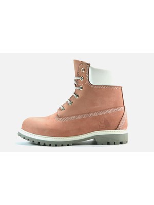 Trek Hakiki Yağlı Deri Pembe Fermuarlı Erkek Çocuk Bot
