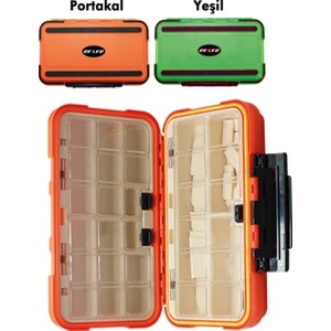 Bölmeli Plastik Iğne Aksesuar Kutusu Portakal