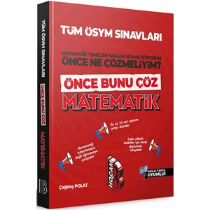 Benim Hocam Yayınları  Tüm ÖSYM Sınavları Için Önce Bunu Çöz Matematik Soru Bankası
