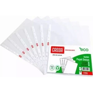 Poşet Dosya Eco 35 Micron 100 Lü A4 Şeffaf