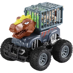 Dinozor Taşıma Araba Kamyon Model Playset Erkekler ve Kızlar Için Koleksiyon Tyrannosaurus Rex (Yurt Dışından)