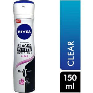 Deodorant 150 ml Kadın Invisible Black&white 4005900156143 Deodorant