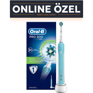 Oral - B Pro 500 Şarj Edilebilir Diş Fırçası Cross Action Kategori: Manuel Diş Fırças