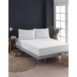 Vessino Home Alez Fitted Beyaz Pamuklu Su Sıvı Geçirmez Yatak Koruyucu Tek Çift Kişilik Terletmeyen Yatak Alezi