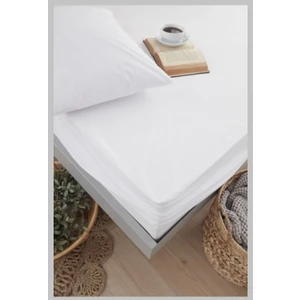 Vessino Home Alez Fitted Beyaz Pamuklu Su Sıvı Geçirmez Yatak Koruyucu Tek Çift Kişilik Terletmeyen Yatak Alezi