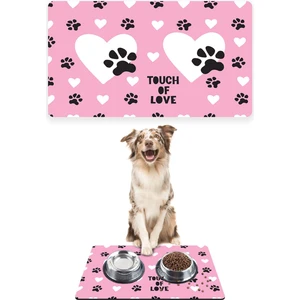 Touch Of Love Köpek Mama Altlığı Mama Paspası Köpek Mama Eğitim Paspası 50 x 35cm