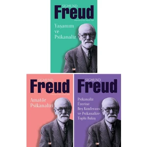 Sigmund Freud 3 Kitap Psikanaliz Seti - Yaşamım ve Psikanaliz - Amatör Psikanalizi - Psikanaliz Üzerine Beş Konferans ve Psikanalize Toplu Bakış