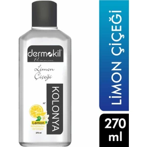 Dermokil 80° Alkollü Kolonya 270 ml Limon Çiçeği 8697916004998  Kolonya