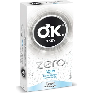 Okey Zero Aqua 10'lu  Prezervatif