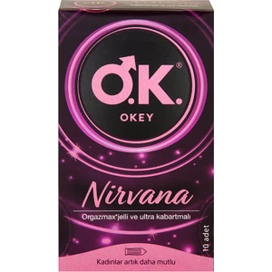 Okey Nirvana Prezervatif 10'lu  Prezervatif