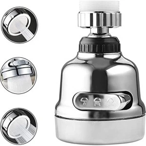 Newstore Home 3 Fonksiyonlu Tasarruflu Pratik Krom Musluk Başlığı