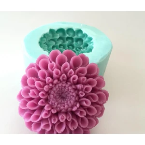 Üç Boyutlu Krizantem Çiçek Silikon Kalıp