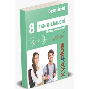 Koray Varol Akademi  +Plus Cesur Serisi Fen Bilimleri Branş Denemesi (5 Sarmal + 5 Genel Deneme)