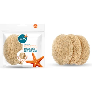 Doğal Kabak  Peeling Disk 3'lü Paket