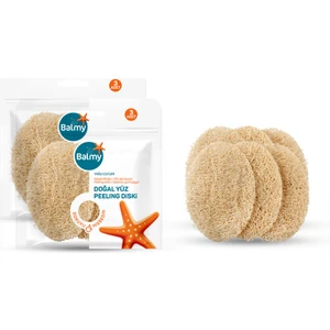Doğal Kabak Peeling Disk 6'lı