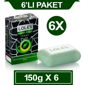 Lüks Erkek Sabunu - Fresh 6X150 gr