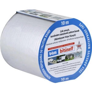 Folyolu Araç Oto Ses Su Yalıtım Bant Bandı 15 cm x 10 Mt (Pütürsüz Model)