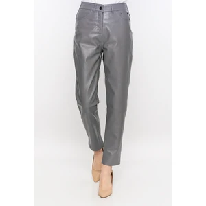 Basics & More Kadın Beş Cep Deri Pantolon