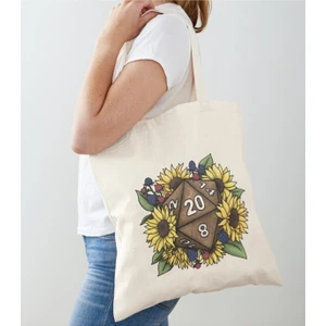 Tuğba Baby  ayçiçeği Küp Tasarım Ham Bez Omuz