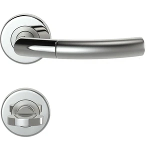 103IÇ Saten Krom Rozetlı Kapı Kolu Saten Krom Rozetli Wc (Tk)