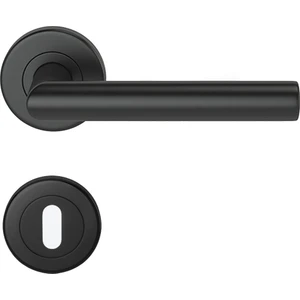 101 Statık Siyah Rozetlı Kapı Kolu Siyah Rozetli Oda (Tk)