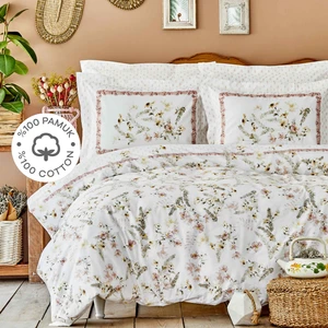 Karaca Home Calantha Somon %100 Pamuk Çift Kişilik Nevresim Takımı