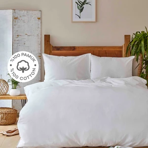 Sarah Anderson Karaca Home Back To Nature Beyaz %100 Pamuk Çift Kişilik Nevresim Takımı