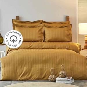 Karaca Home Charm Bold Hardal %100 Pamuk Tek Kişilik Nevresim Takımı
