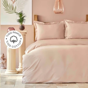 Karaca Home Back To Basic Pudra %100 Pamuk Çift Kişilik Nevresim Takımı