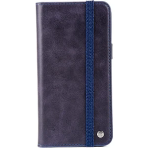 iPhone 11 Hakiki Deri Kapaklı Cüzdan Kartlık Kılıf Çıkartılabilen Mıknatıslı Kapak Standlı Lacivert