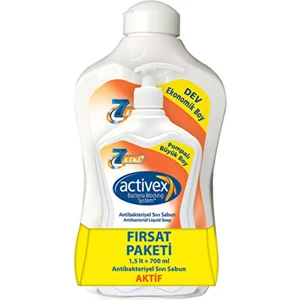 Activex Sıvı Sabun Aktif 1,5 Lt + 700 ml El Sabunu