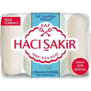 Hacı Şakir Hacı Şakir Klasik Okyanus Serinliği Güzellik Sabunu 4X70 G Banyo Sabunu