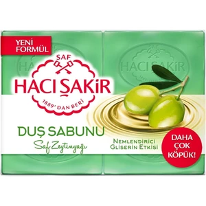 Hacı Şakir Zeytinyağı Gliserinli Duş Sabunu 4 x 125 gr Banyo Sabunu