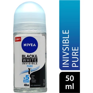 Nivea Roll On 50 ml Kadın Invisible Black & White Pure 42243229  Parfüm