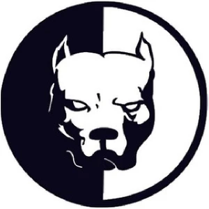 Zobar Markt Zobarmarkt Pitbull Sticker 10 x 10 cm
