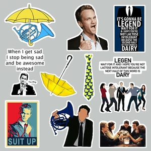 Zobar Markt How I Met Your Mother Temalı Laptop Notebook Tablet Sticker Set