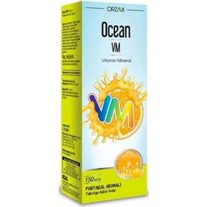 Ocean Vm Vitamin Mineral Portakal Aromalı Şurup 150 ml