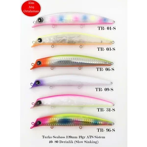 Seabass 120MM 19GR Ats Sistem Rapala Maket Balık - Renk Kodları - Tr-03-S