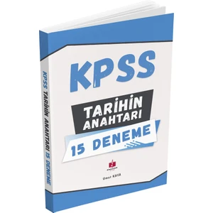 Anahtar Kitaplar Yayınevi 2025 KPSS Tarihin Anahtarı 15 Deneme