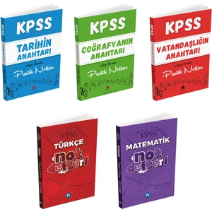 Anahtar Kitaplar Yayınevi 2026 KPSS Hafıza Teknikleriyle Müzik Destekli Pratik 5'li