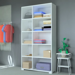 Açik Raflı Gi̇ysi̇ Odası Dolabı