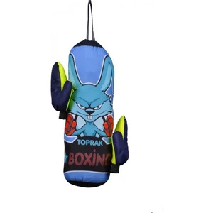 Çocuk Dolu Boks Kum Torbası ve Çift Box Eldiveni