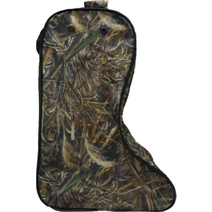 Çizme Çantası Saz Desenli Yeşil Renk Standart Ebatlarda Taşıma Çantası