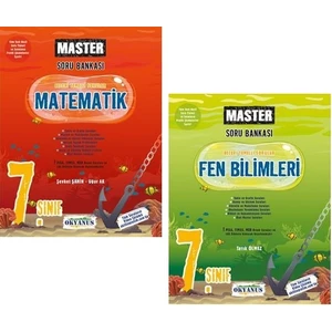 Okyanus Yayınları 7. Sınıf Matematik Fen Bilimleri Master Soru Bankası Seti Yeni 2022