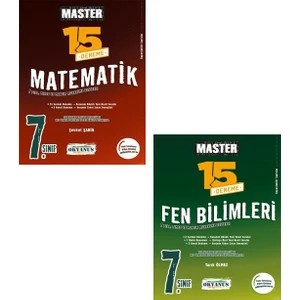 Okyanus Yayınları 7. Sınıf Matematik Fen Bilimleri Master Deneme Seti Yeni 2022